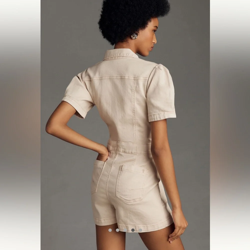 NWT Anthropogie The Kit utility romper - Picture 5 of 8